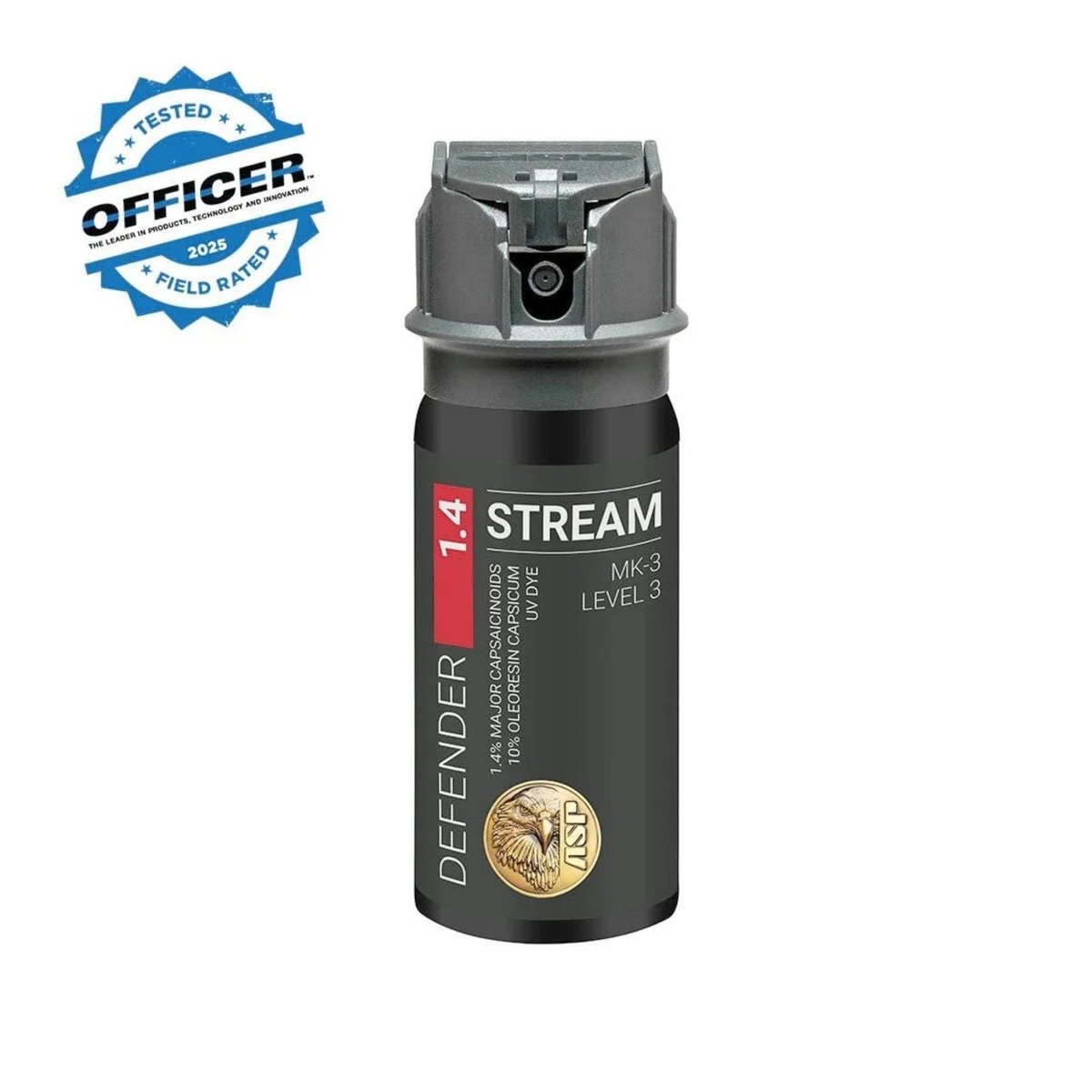 Spray au Poivre OC ASP DEFENDER LE 1.4 MK-3 STREAM ASP