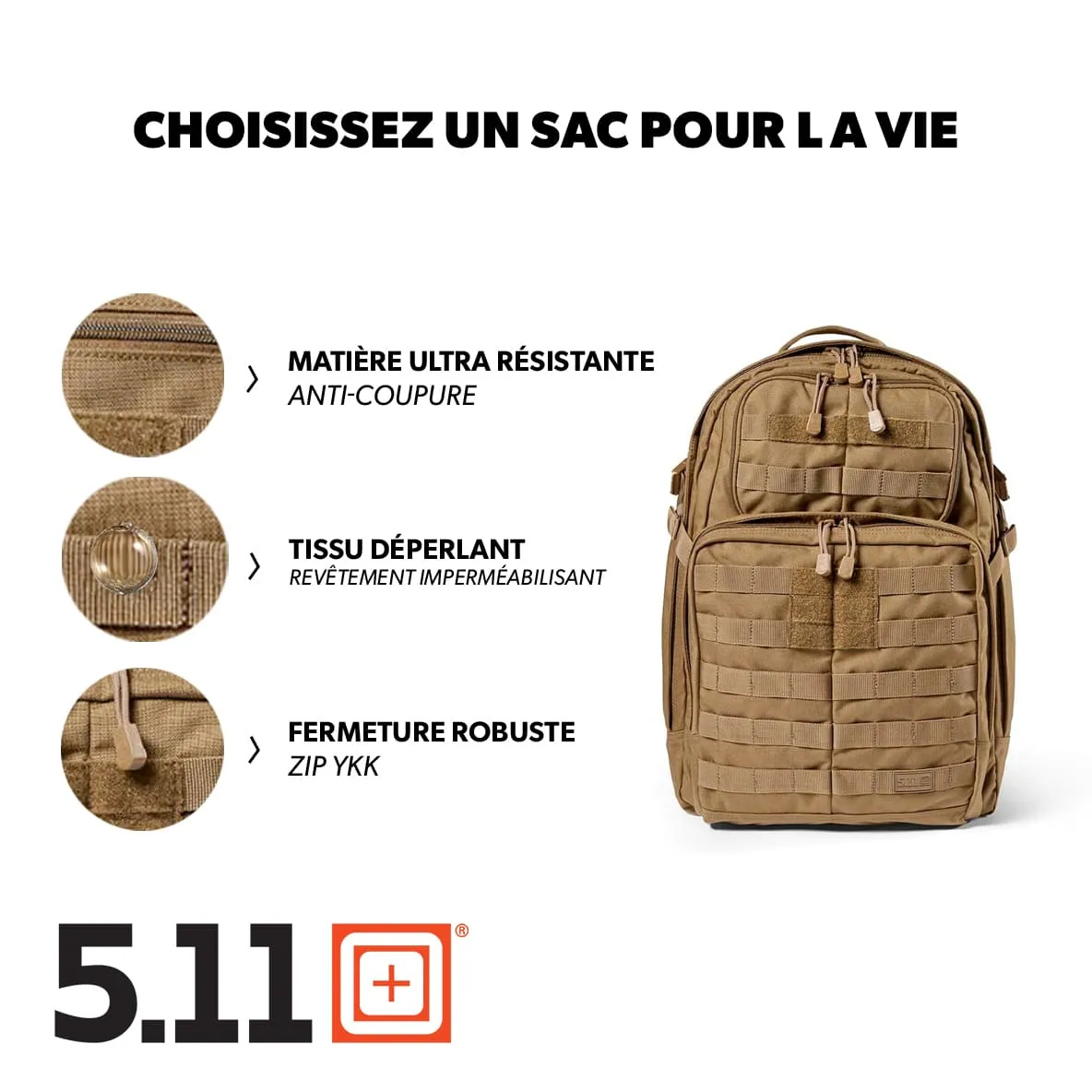 Sac à Dos 5.11 RUSH 24 2.0 – 37 L 5.11 Tactical