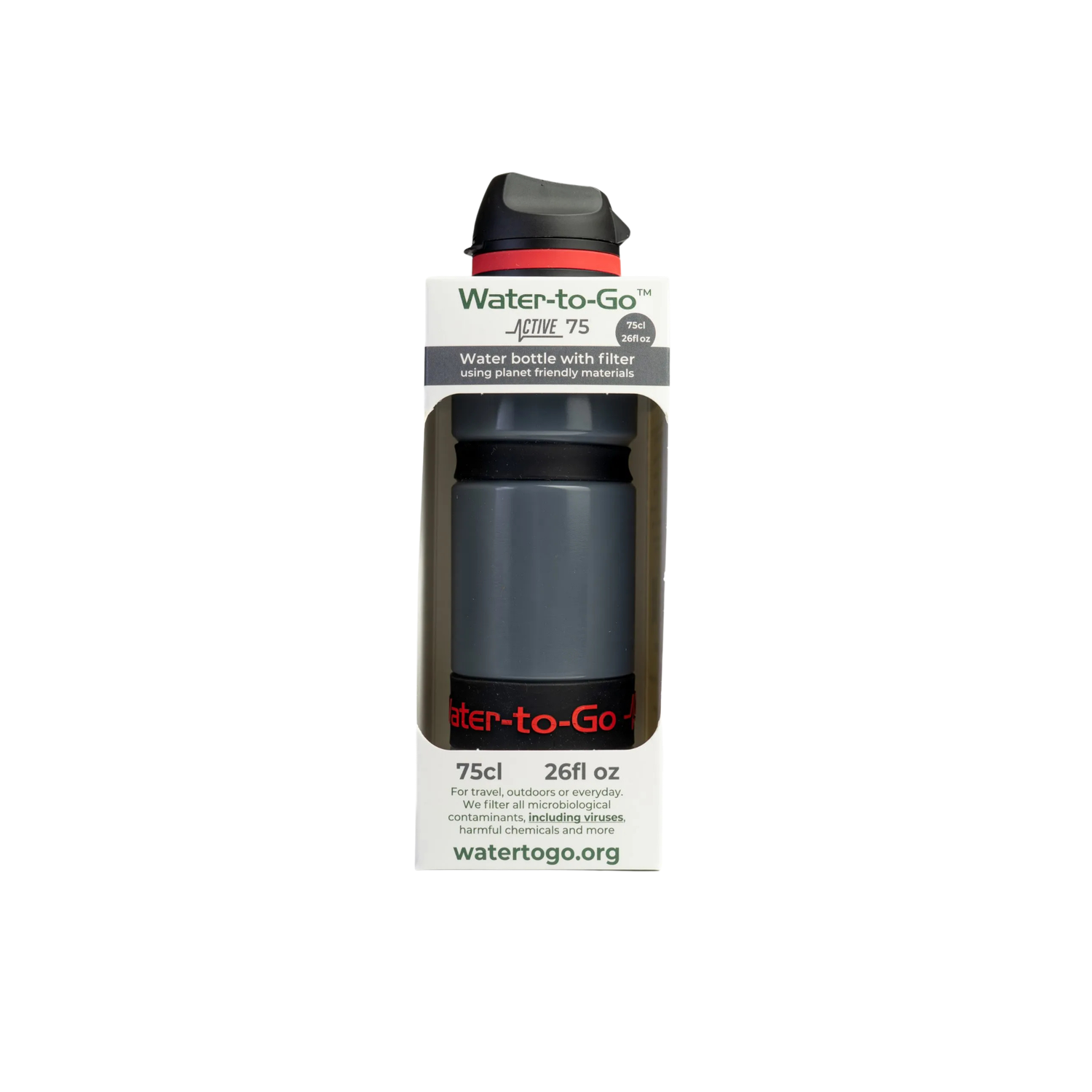 Gourde filtrante Water-to-Go Active 75 cl WATER TO GO