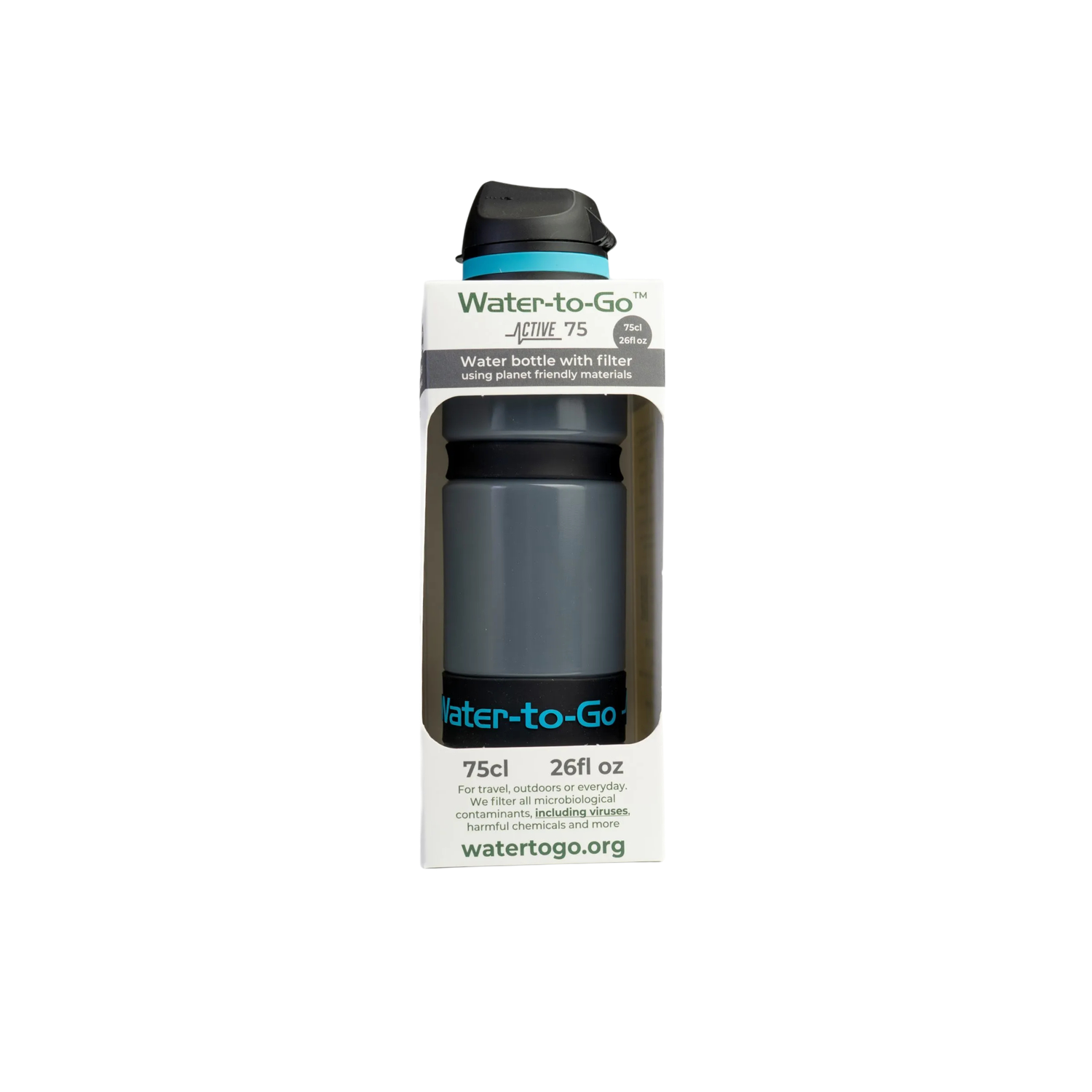 Gourde filtrante Water-to-Go Active 75 cl WATER TO GO