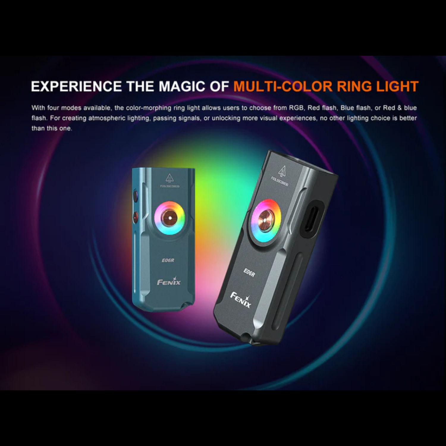 Lampe EDC FENIX E06R – 700 lumens rechargeable FENIX
