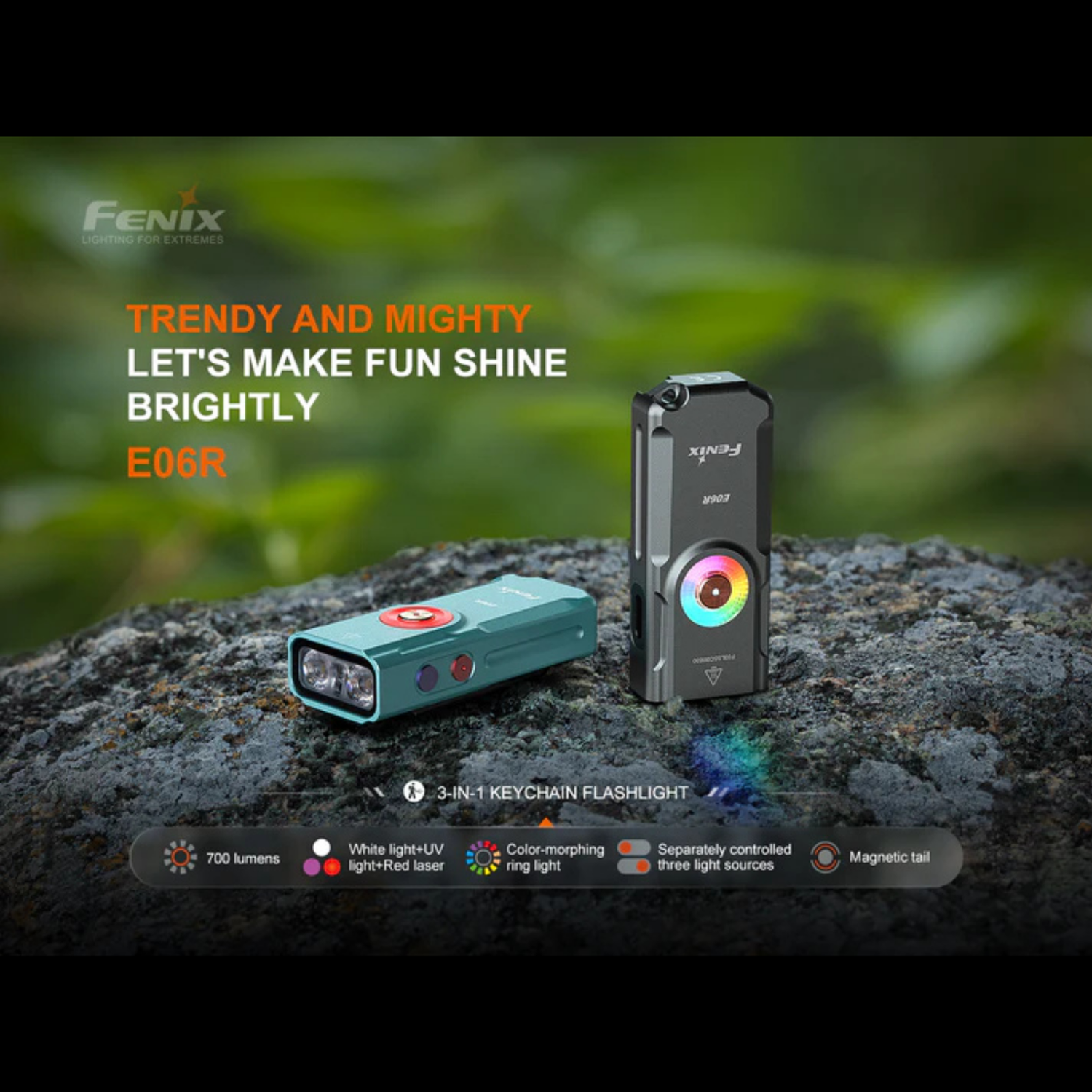 Lampe EDC FENIX E06R – 700 lumens rechargeable FENIX