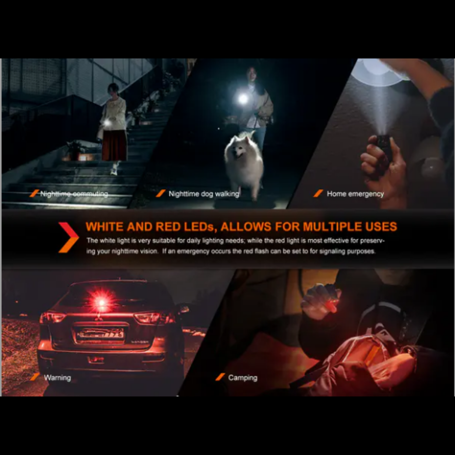 Lampe EDC FENIX E03R V2.0 – 500 lumens rechargeable FENIX