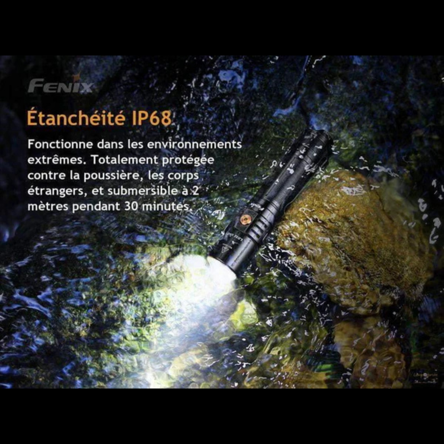 Lampe Tactique FENIX LD32 UVC – 1200 lumens rechargeable FENIX