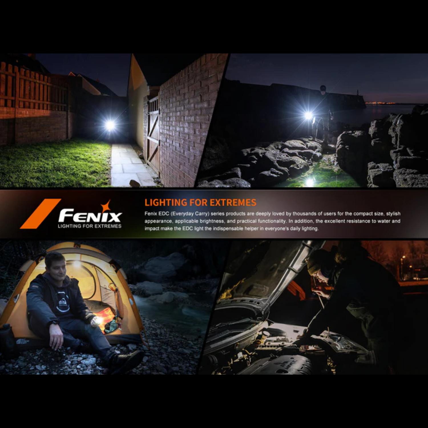 Lampe EDC FENIX E06R – 700 lumens rechargeable FENIX