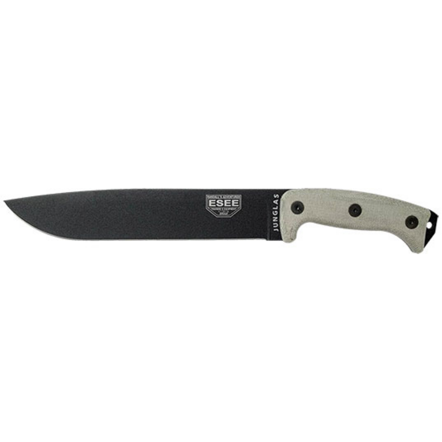 Machette ESEE Junglas - Lame Noire - Micarta ESEE