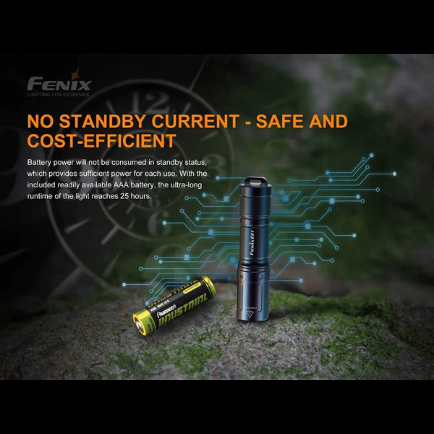 Lampe EDC FENIX E01 V2.0 – 100 lumens AAA FENIX