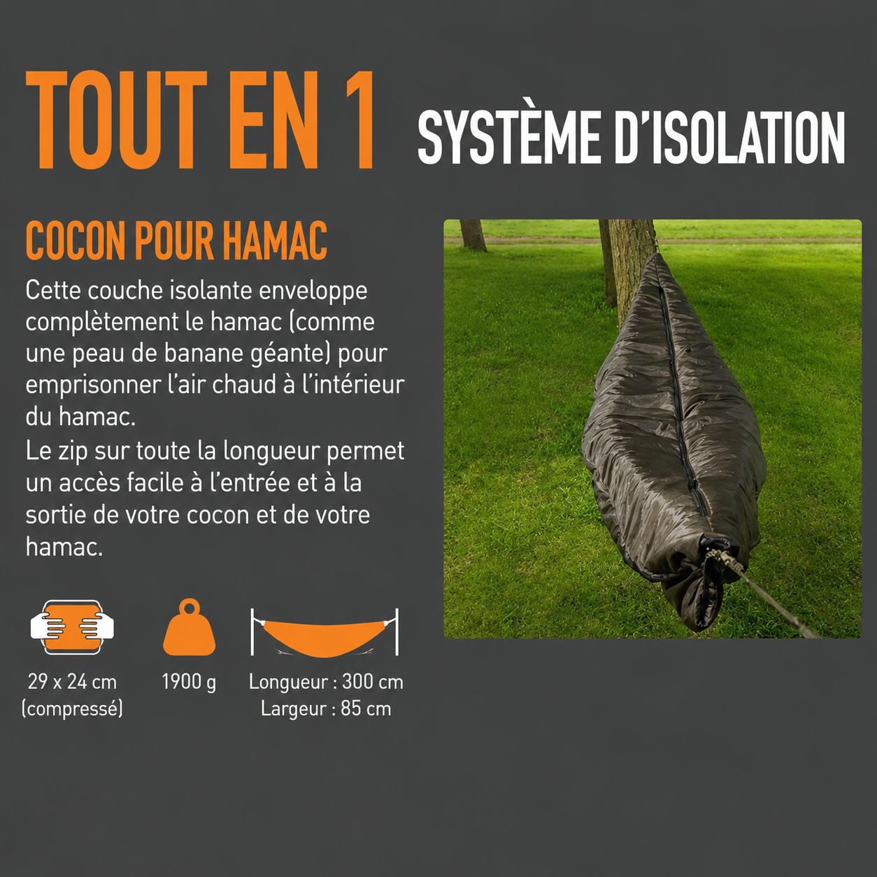 Duvet Snugpak Hammock Cocoon SNUGPAK