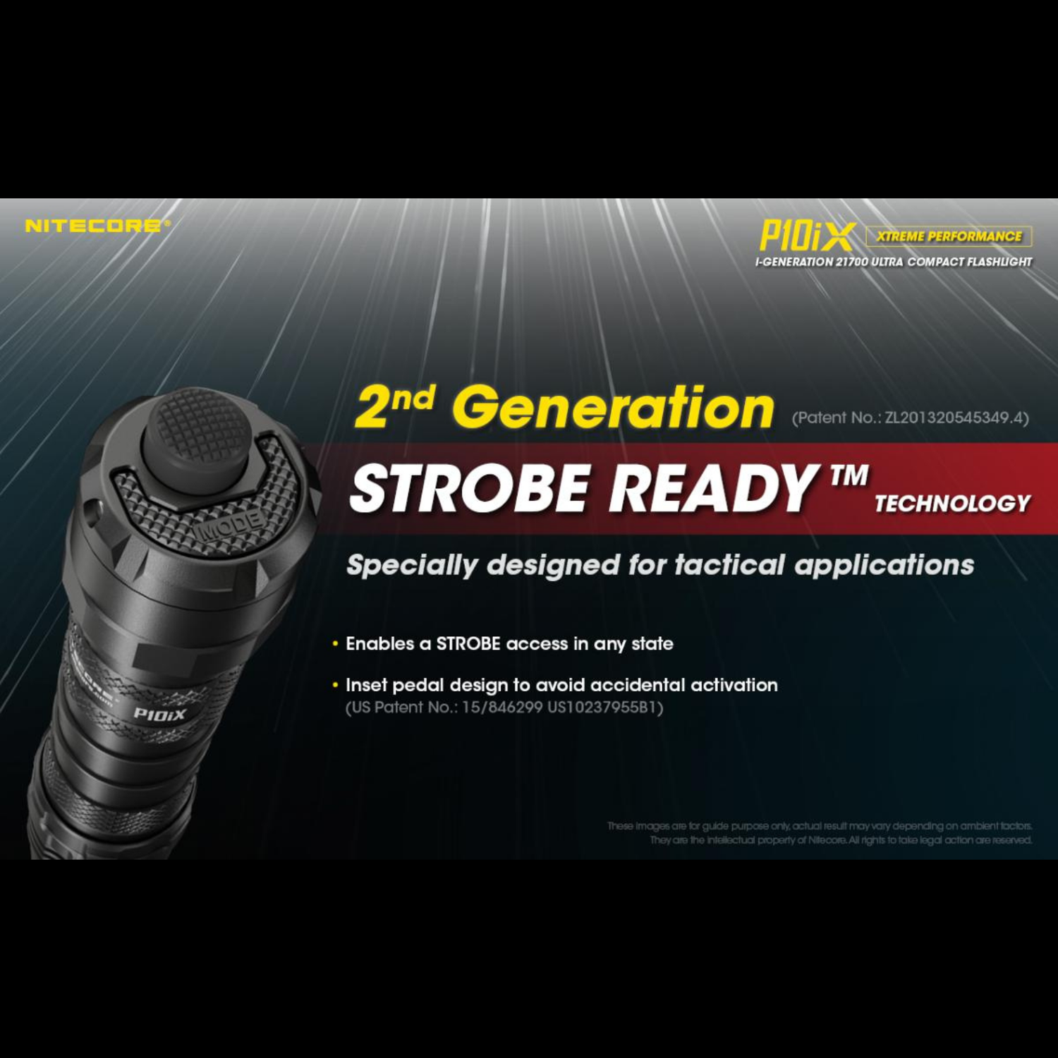 Lampe tactique NITECORE P10iX – 4000 lumens NITECORE