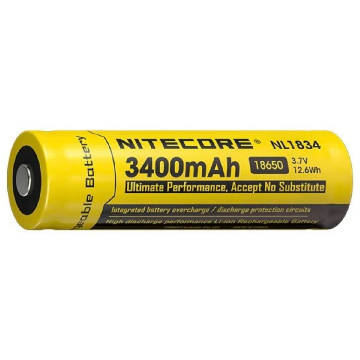 Batterie NITECORE NL1834 – 18650 – 3400 mAh – 3,7 V NITECORE