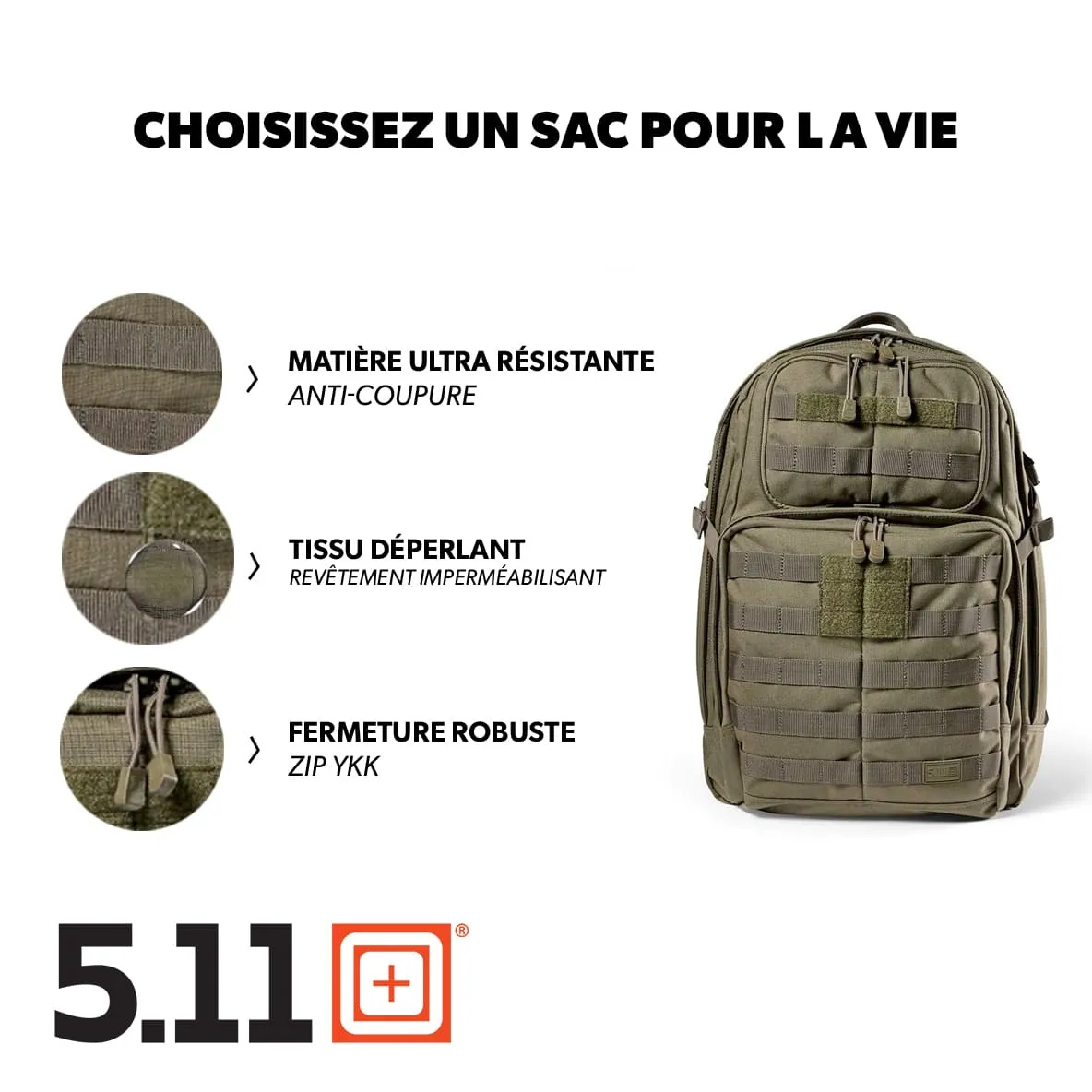 Sac à Dos 5.11 RUSH 24 2.0 – 37 L 5.11 Tactical