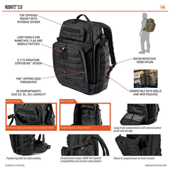 Sac à Dos 5.11 RUSH 72 2.0 – 55 L 5.11 Tactical