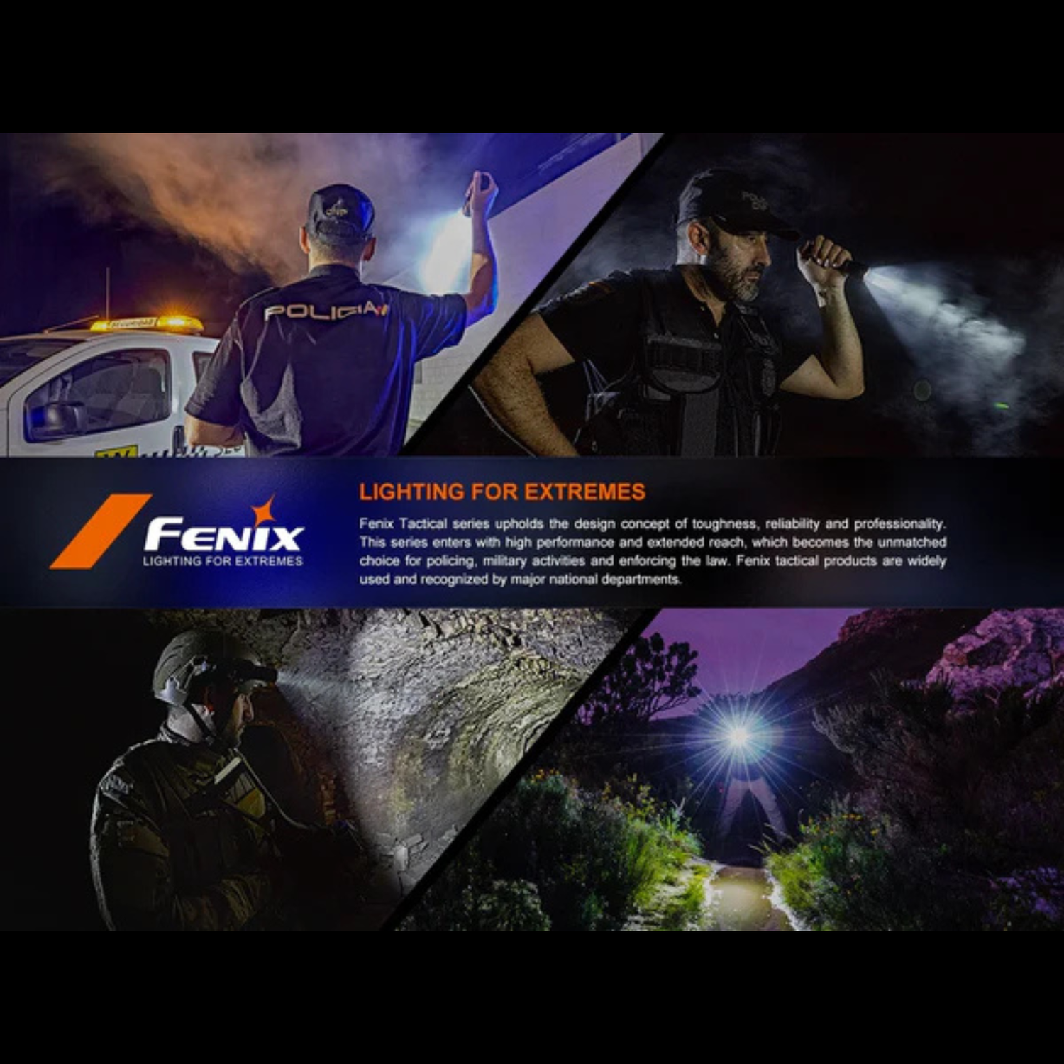 Lampe tactique FENIX TK25R – 3600 lumens rechargeable FENIX