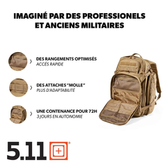 Sac à Dos 5.11 RUSH 72 2.0 – 55 L 5.11 Tactical