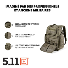Sac à Dos 5.11 RUSH 24 2.0 – 37 L 5.11 Tactical