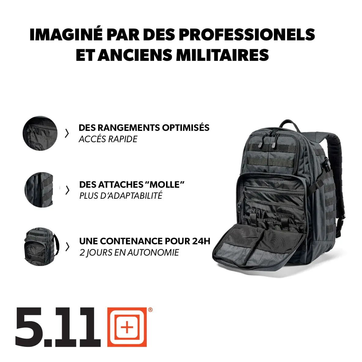 Sac à Dos 5.11 RUSH 24 2.0 – 37 L 5.11 Tactical