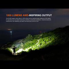 Lampe frontale FENIX HL45R – 1000 lumens rechargeable FENIX