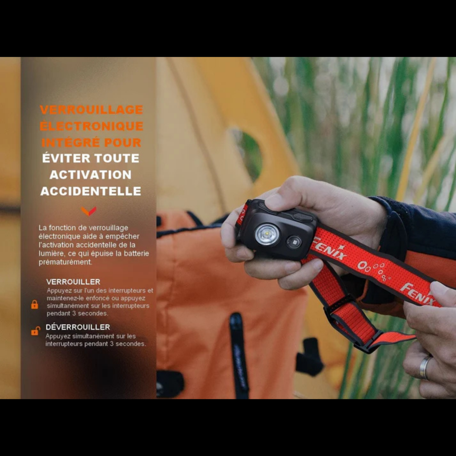 Lampe frontale FENIX HL16 – 450 lumens FENIX