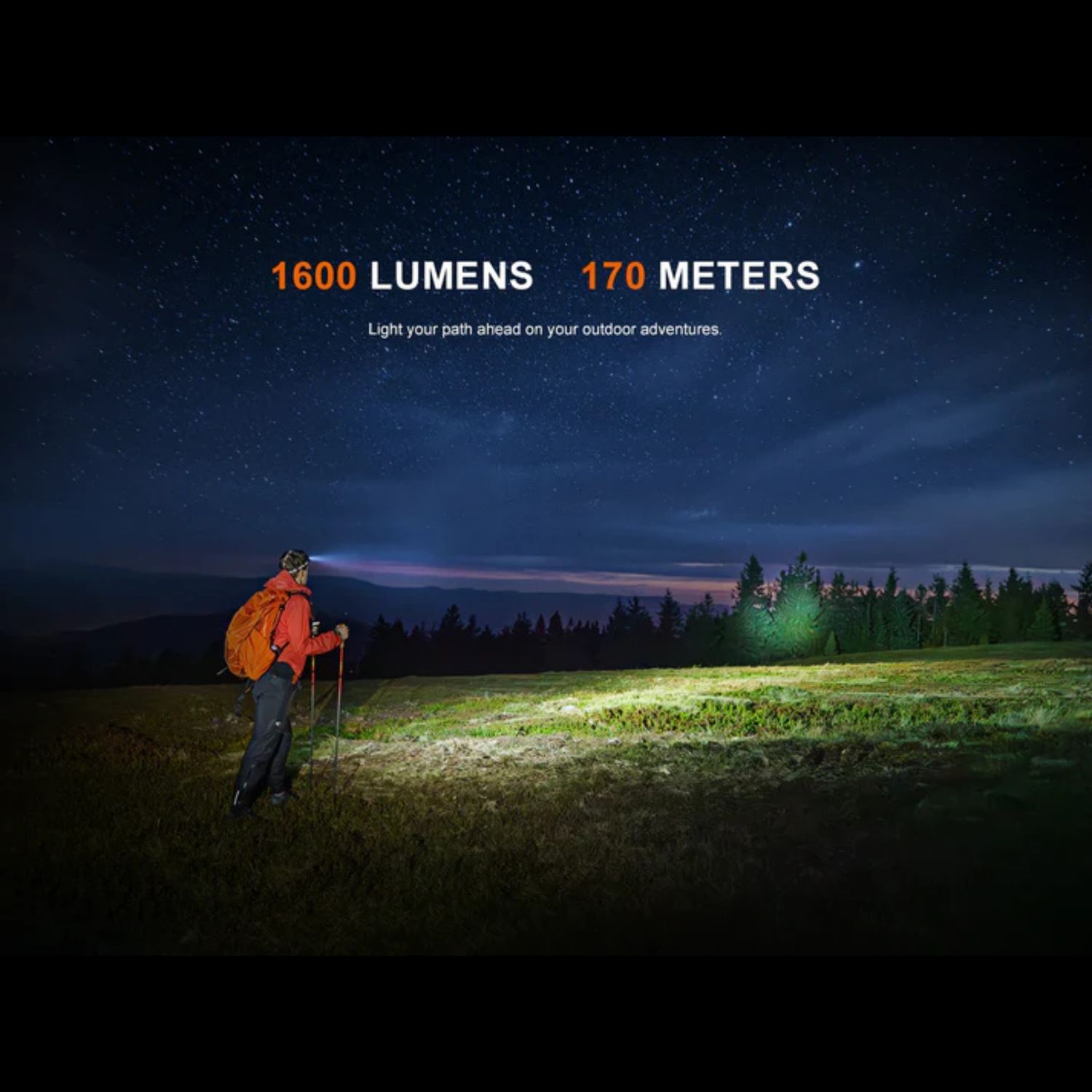 Lampe frontale FENIX HM60R – 1600 lumens rechargeable FENIX