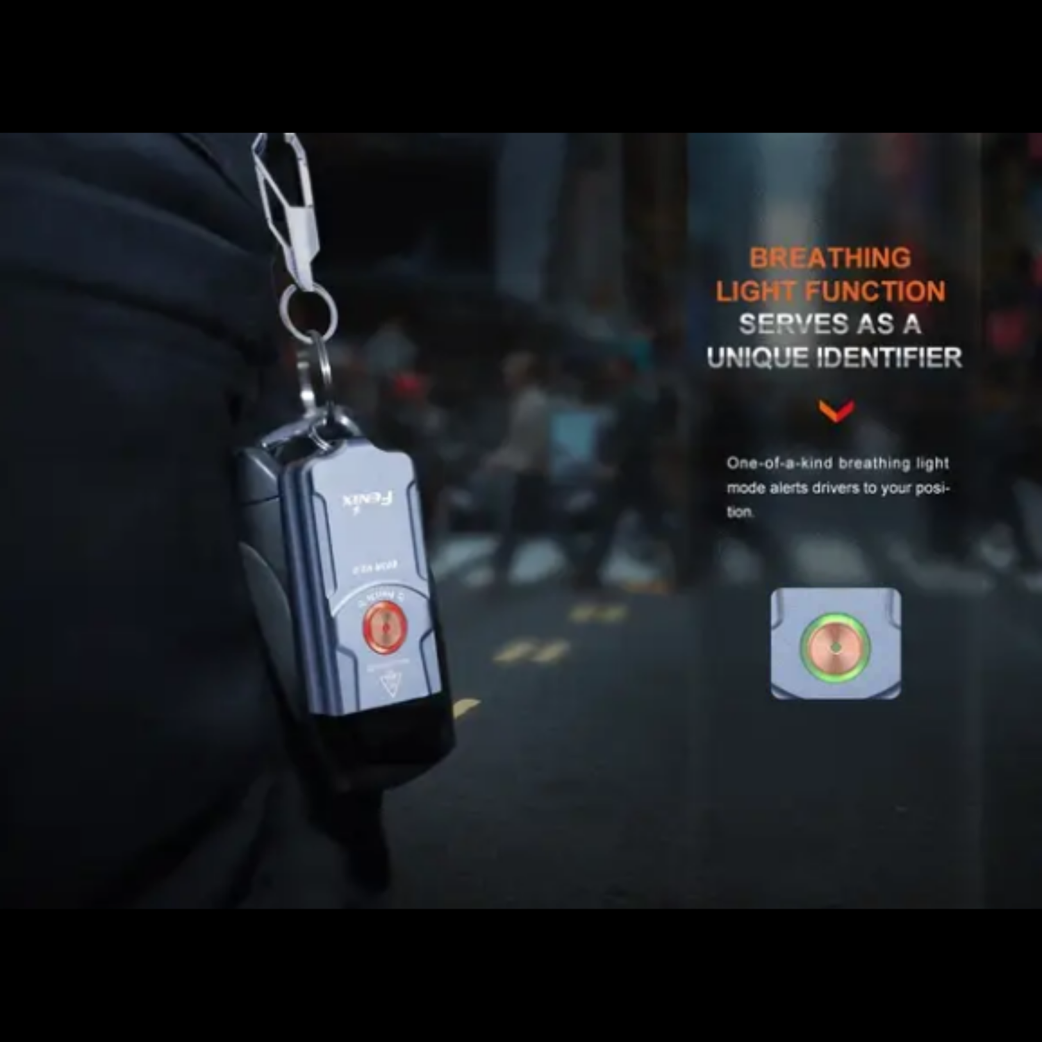 Lampe EDC FENIX E03R V2.0 – 500 lumens rechargeable FENIX