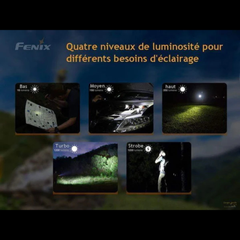 Lampe Tactique FENIX LD32 UVC – 1200 lumens rechargeable FENIX