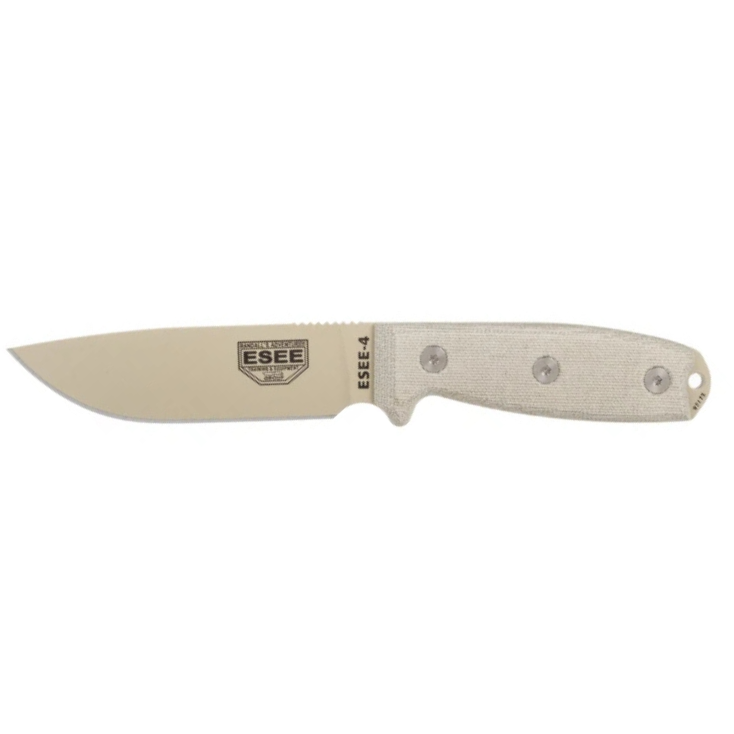 Couteau ESEE-4 Desert – lame lisse – Micarta ESEE