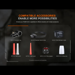Lampe tactique FENIX PD26R ACE – 1300 lumens rechargeable FENIX