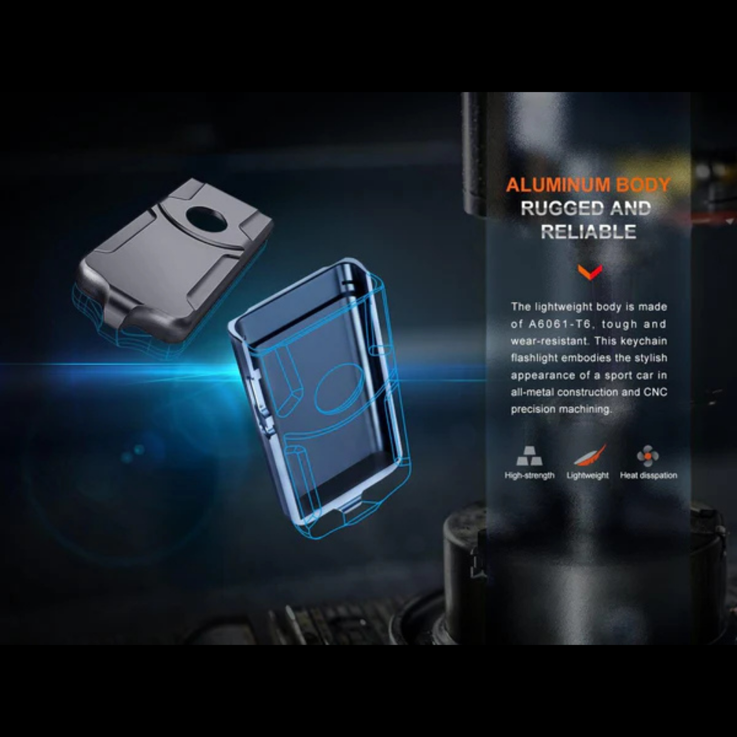 Lampe EDC FENIX E03R V2.0 – 500 lumens rechargeable FENIX