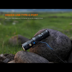 Lampe tactique FENIX PD26R ACE – 1300 lumens rechargeable FENIX