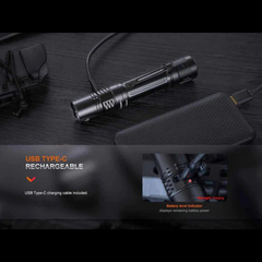 Lampe tactique FENIX PD36R PRO – 2800 lumens rechargeable FENIX
