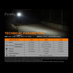 Lampe EDC FENIX E01 V2.0 – 100 lumens AAA FENIX