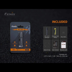 Lampe EDC FENIX E01 V2.0 – 100 lumens AAA FENIX