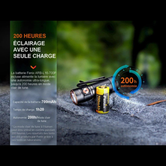 Lampe EDC FENIX E18R V2.0 – 1200 lumens rechargeable FENIX