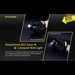 Lampe NITECORE MT21C – 1000 lumens – tête orientable 90° NITECORE