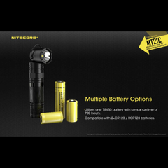 Lampe NITECORE MT21C – 1000 lumens – tête orientable 90° NITECORE