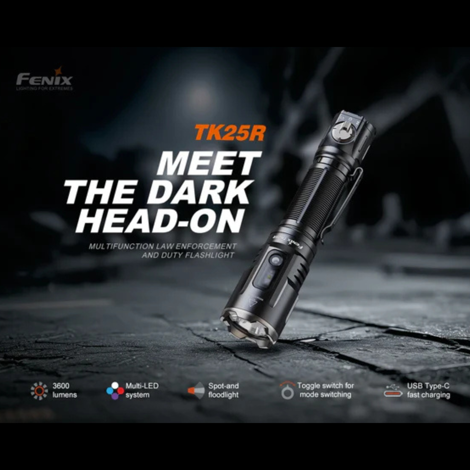 Pack TRILOGIE Éclairage FENIX / SABRE RED