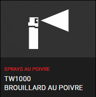 Spray de Défense TW1000 Pepper Fog – 100 ml TW1000