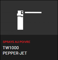 Spray de Défense TW1000 Pepper Jet – 100 ml TW1000