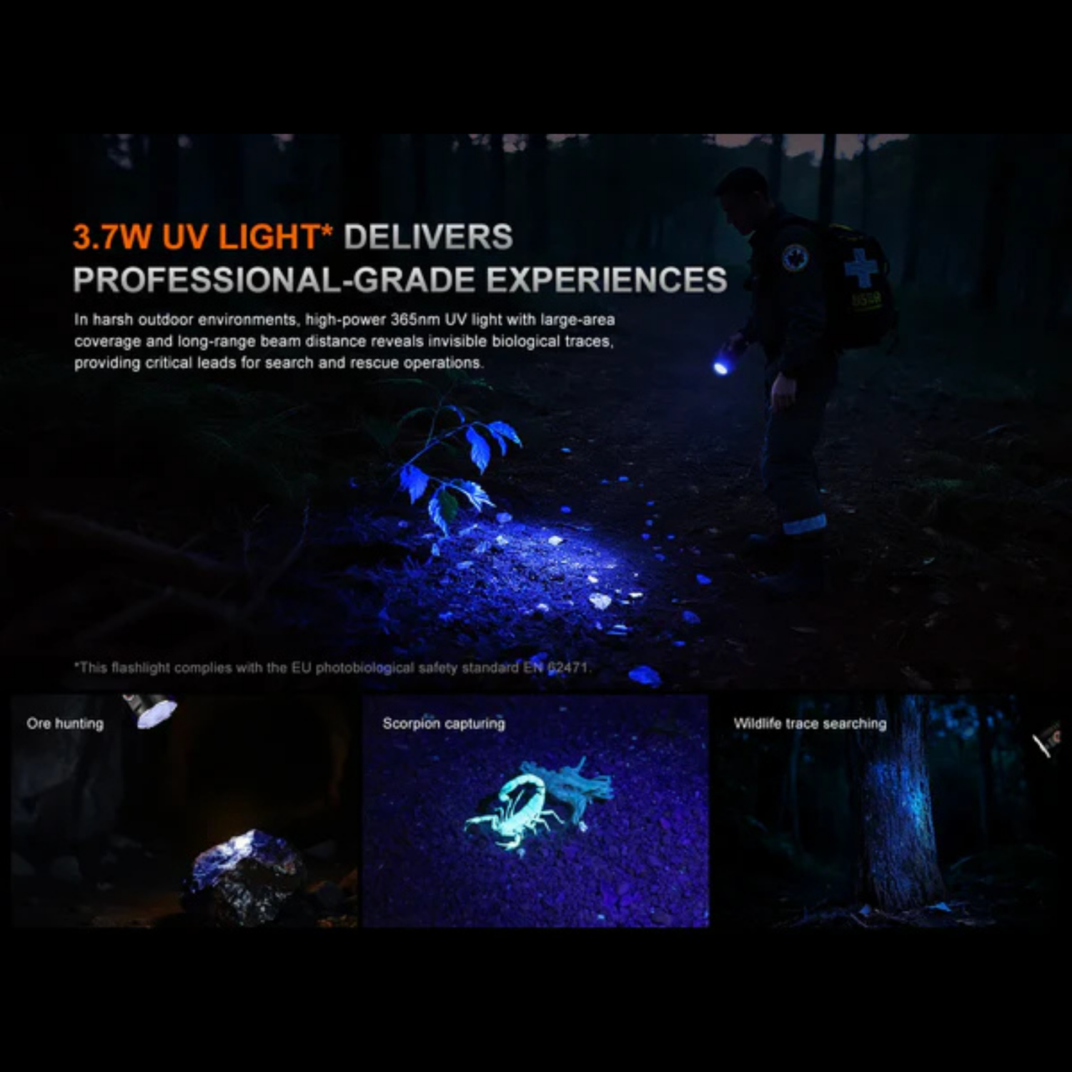 Lampe de recherche FENIX LR35R PRO– 10 000 lumens rechargeable FENIX