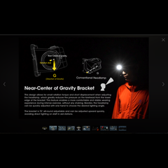 Lampe frontale NITECORE NU50 – 1400 lumens FENIX