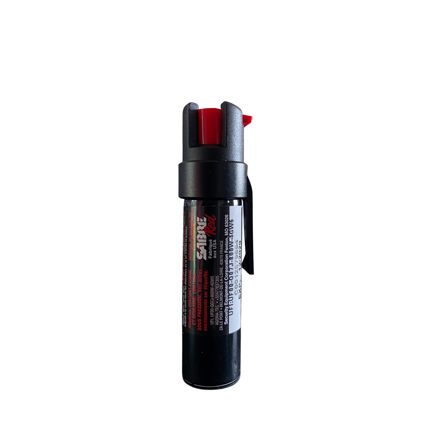 Spray au Poivre OC SABRE RED Pocket Clip – 23.7 ml SABRE RED