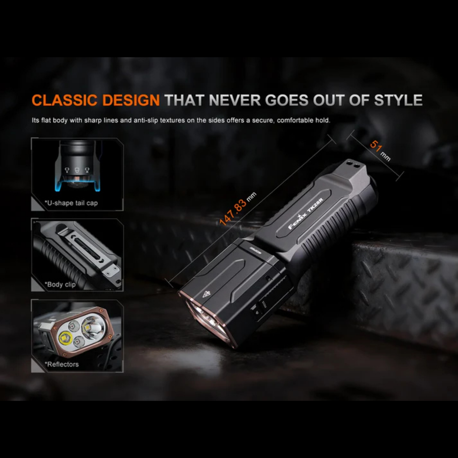 Lampe tactique FENIX TK25R – 3600 lumens rechargeable (Copie) FENIX