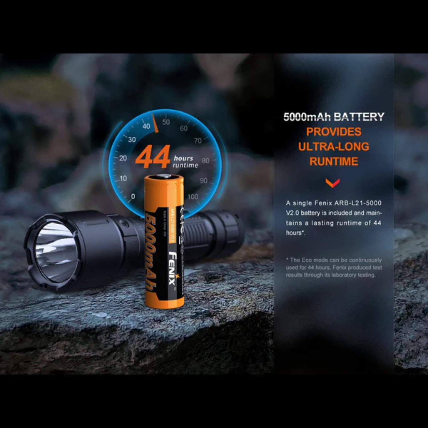 Lampe Tactique FENIX WF26R – 3000 lumens rechargeable FENIX