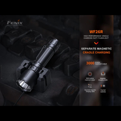 Lampe Tactique FENIX WF26R – 3000 lumens rechargeable FENIX