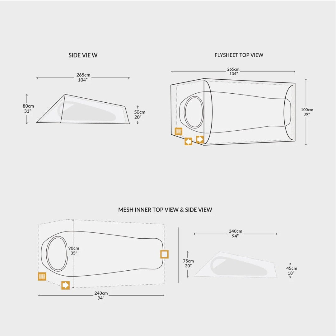 Tente Ionosphère IX WGTE SNUGPAK 1 Place SNUGPAK